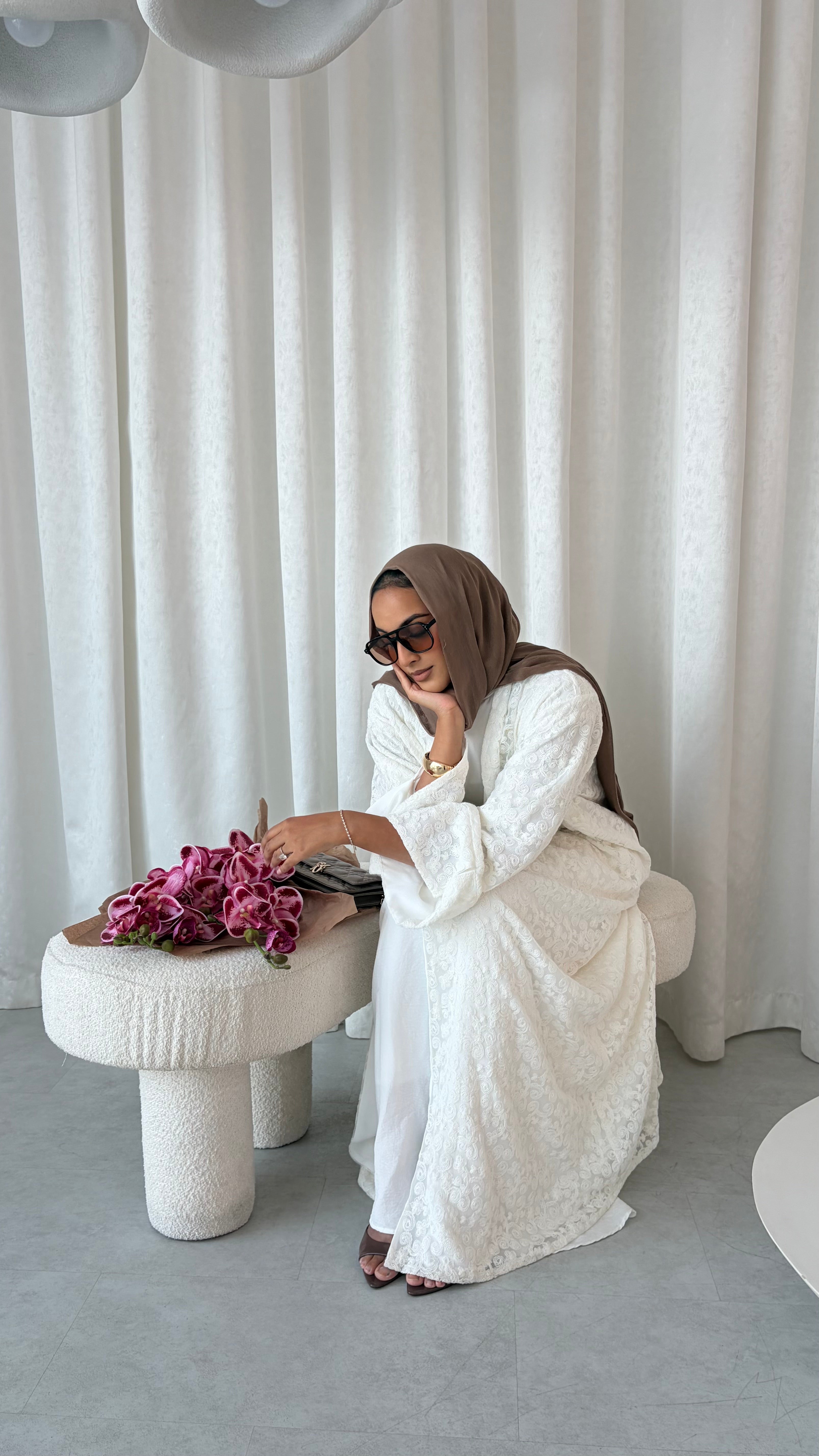 Layan Abaya | Off White