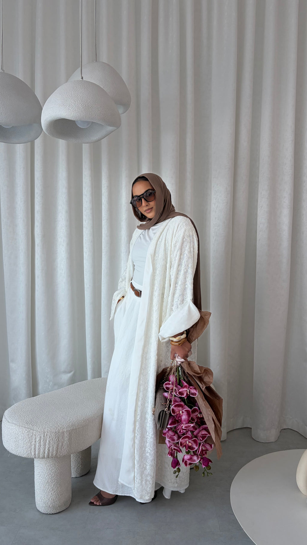 Layan Abaya | Off White